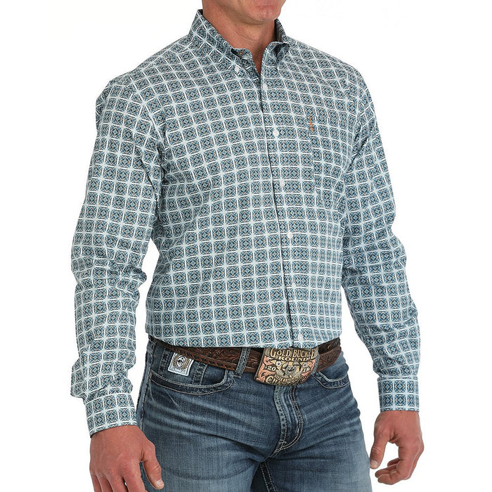 Cinch Men's Modern Fit Plaid Western Shirt