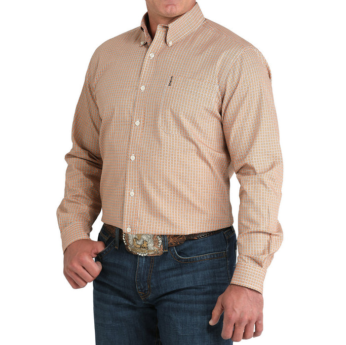 Cinch Men's Coral Print Modern Fit Shirt