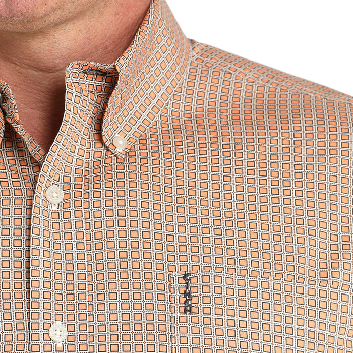 Cinch Men's Coral Print Modern Fit Shirt