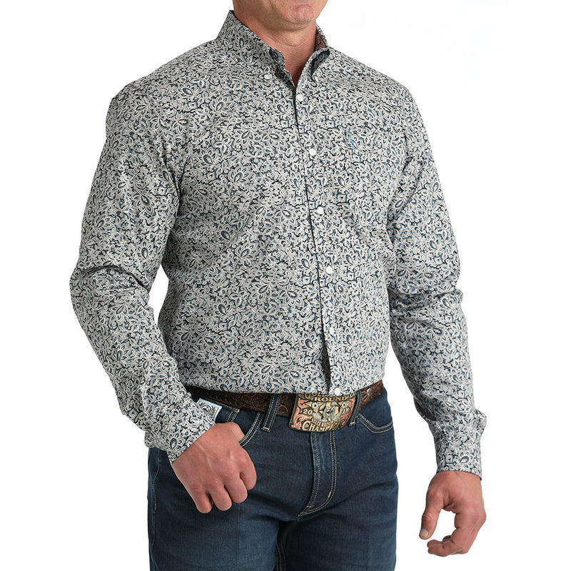 Cinch Men's Modern Fit Paisley Shirt