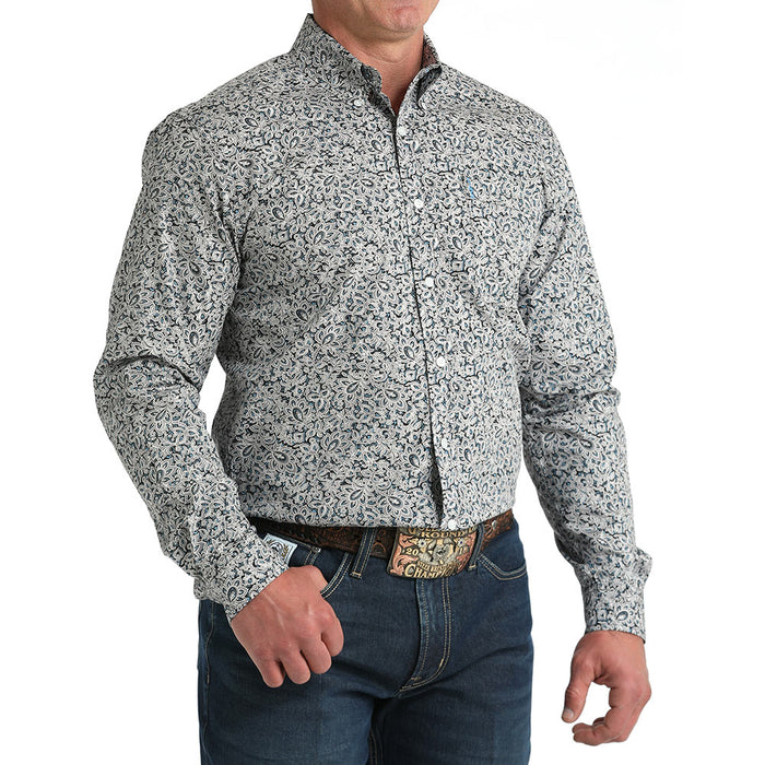 Cinch Men's Modern Fit Paisley Shirt