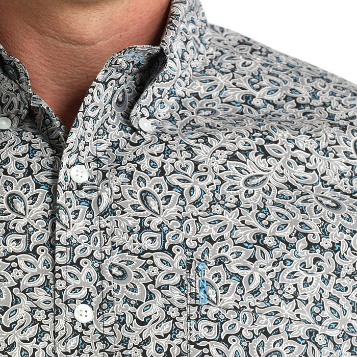 Cinch Men's Modern Fit Paisley Shirt