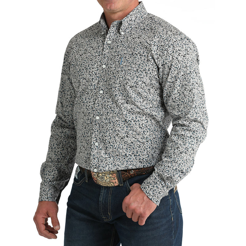 Cinch Men's Modern Fit Paisley Shirt