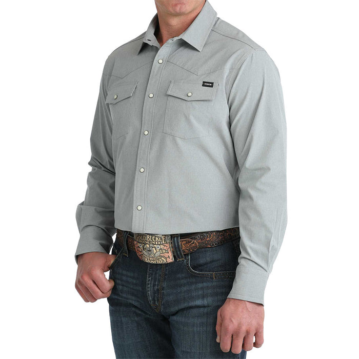 Cinch Men's Camp Grey Snap Shirt