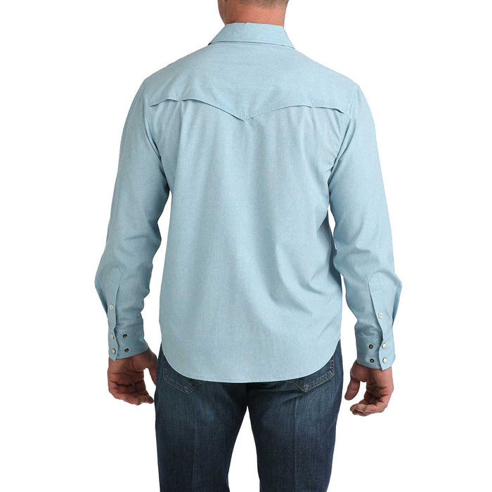 Cinch Men's Camp Light Blue Snap Shirt
