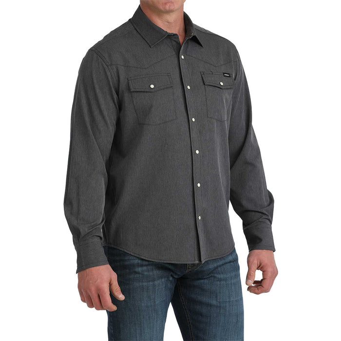 Cinch Men's Camp Black Snap Shirt