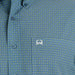Cinch Mens ArenaFlex Short Sleeve Blue Print Shirt