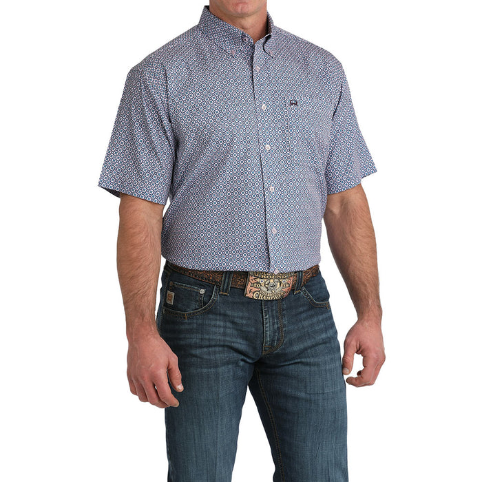 Cinch Men's Lilac Short Sleeve ArenaFlex Shirt