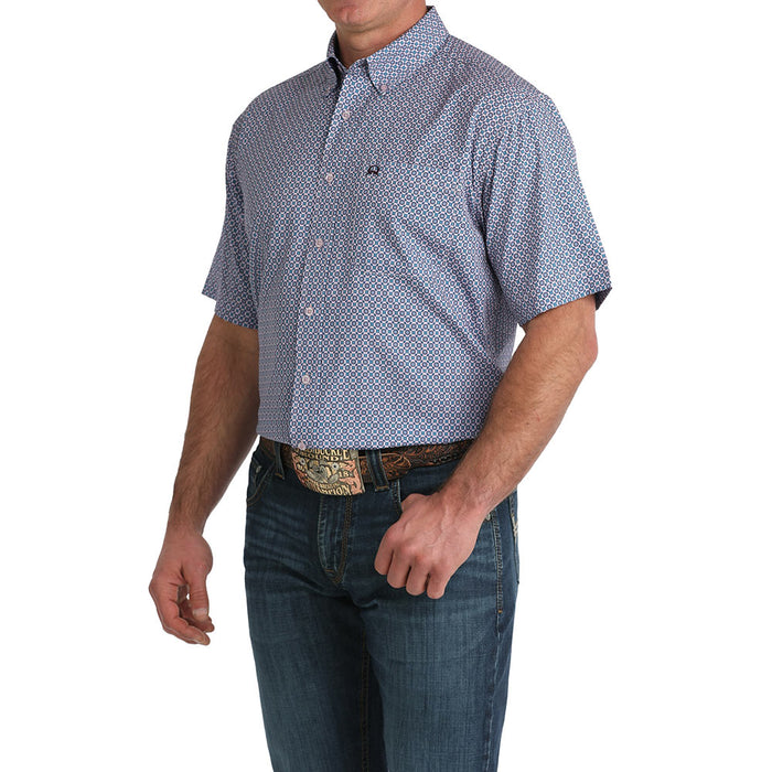 Cinch Men's Lilac Short Sleeve ArenaFlex Shirt