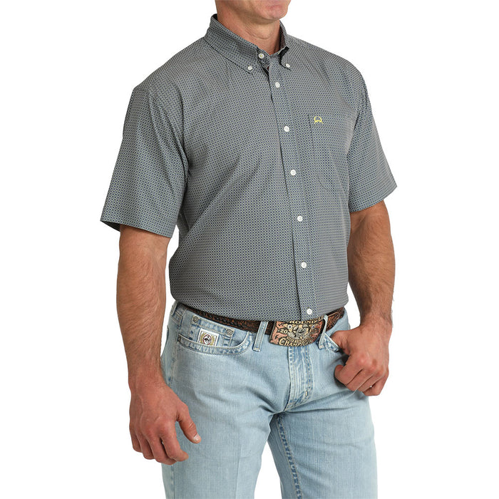 Cinch Men's Grey Short Sleeve ArenaFlex Shirt