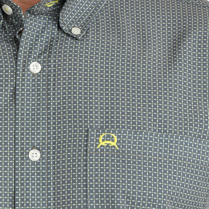 Cinch Men's Grey Short Sleeve ArenaFlex Shirt