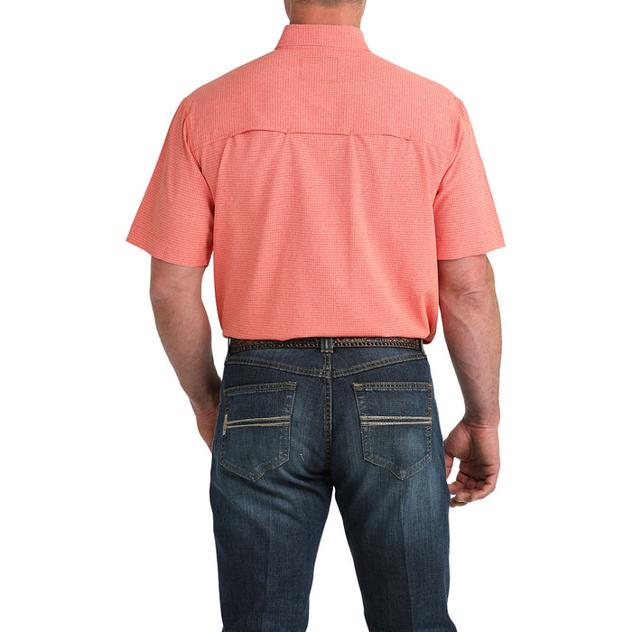 Cinch Men's Red Plaid ArenaFlex Short Sleeve Shirt