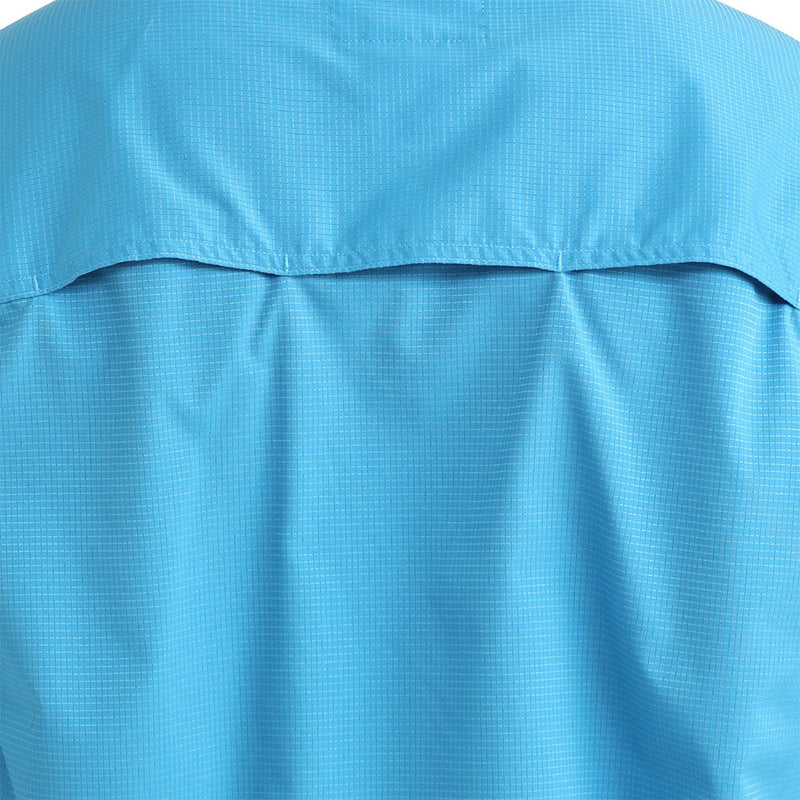 Cinch Men's Solid Blue ArenaFlex Short Sleeve Shirt