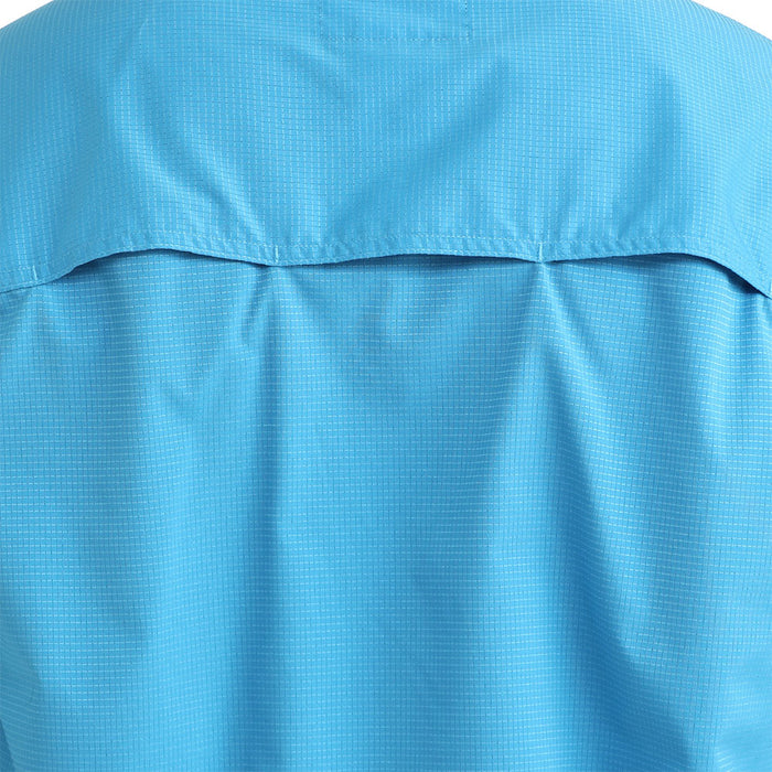 Cinch Men's Solid Blue ArenaFlex Short Sleeve Shirt