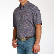 Cinch Men's Navy Paisley ArenaFlex Button Down