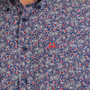 Cinch Men's Navy Paisley ArenaFlex Button Down
