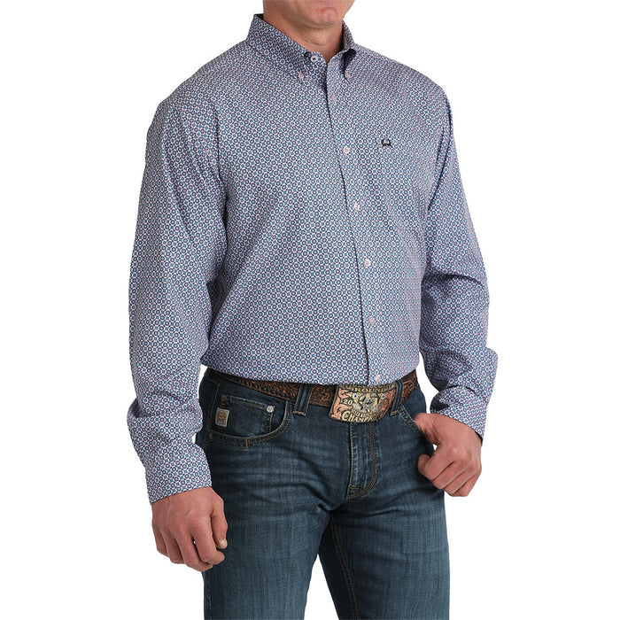 Cinch Men's Lilac Long Sleeve ArenaFlex Shirt