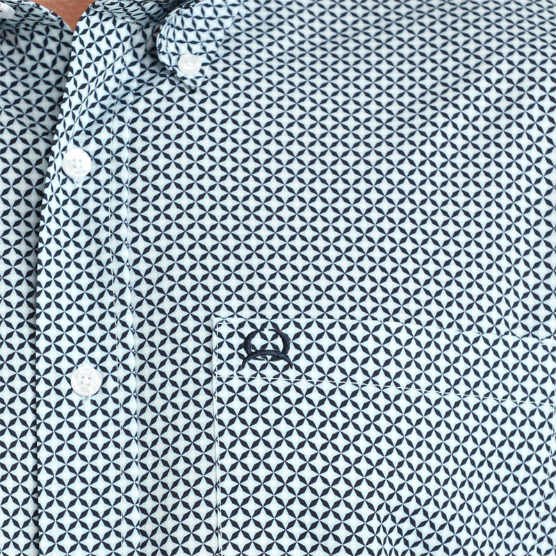 Cinch Men's Light Blue ArenaFlex Long Sleeve Shirt