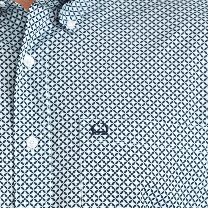 Cinch Men's Light Blue ArenaFlex Long Sleeve Shirt