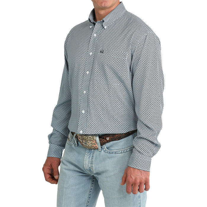 Cinch Men's Light Blue ArenaFlex Long Sleeve Shirt