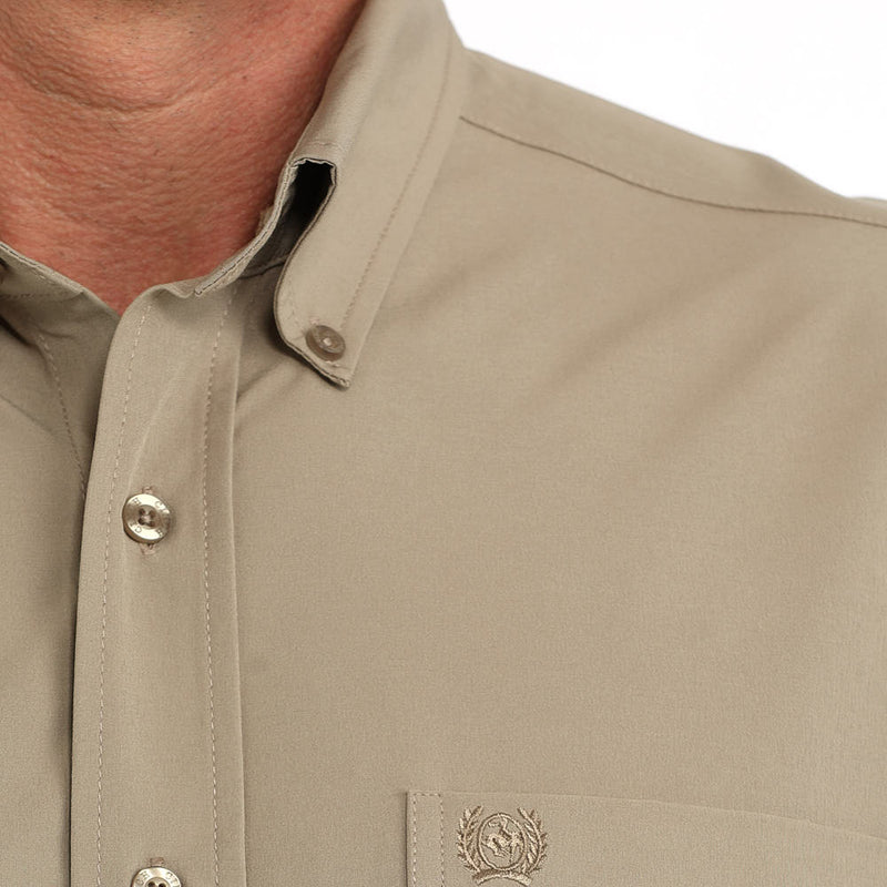 Cinch Khaki ArenaFlex Long Sleeve Shirt