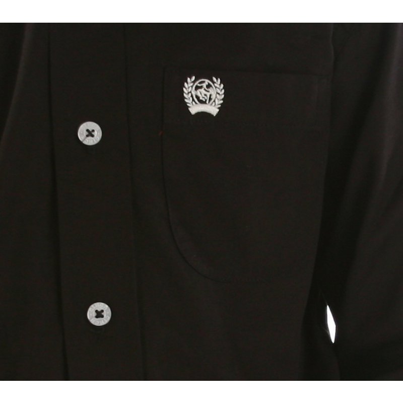 Cinch Boy's Solid Black Button Down Shirt