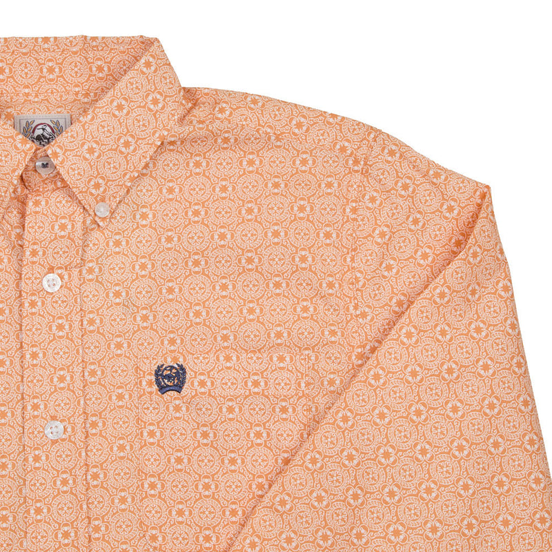 Cinch Boy's Gold Circle Print Shirt