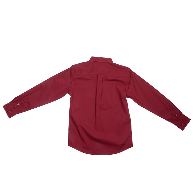 Cinch Boy's Stripe Burgundy Shirt