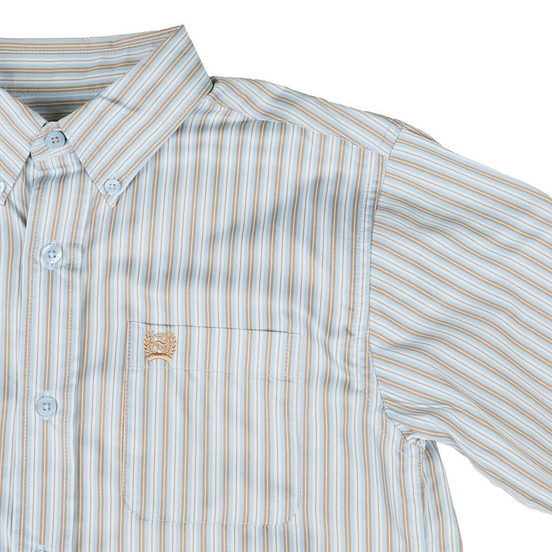 Cinch Boy's Light Blue Stripe Shirt