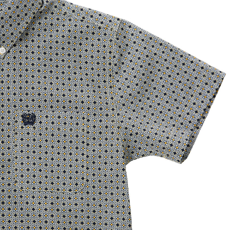 Cinch Boy's Circle Print Short Sleeve Shirt