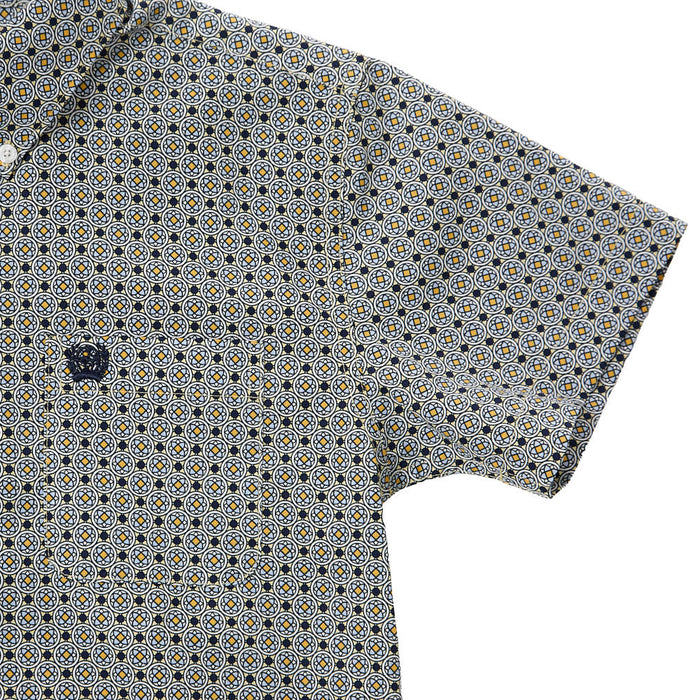 Cinch Boy's Circle Print Short Sleeve Shirt