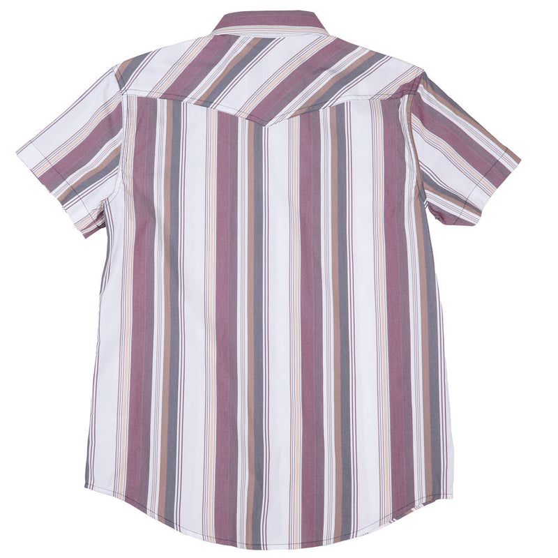 Cinch Boy's White Striped Shirt