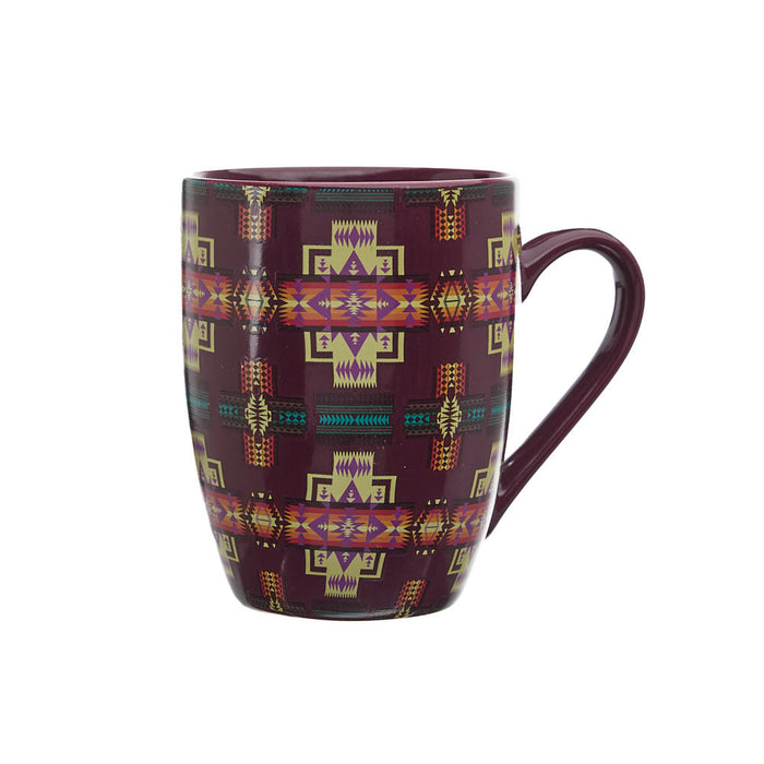 Rod's True Western Southwest Purple 12 oz Ceramic Latte Mug