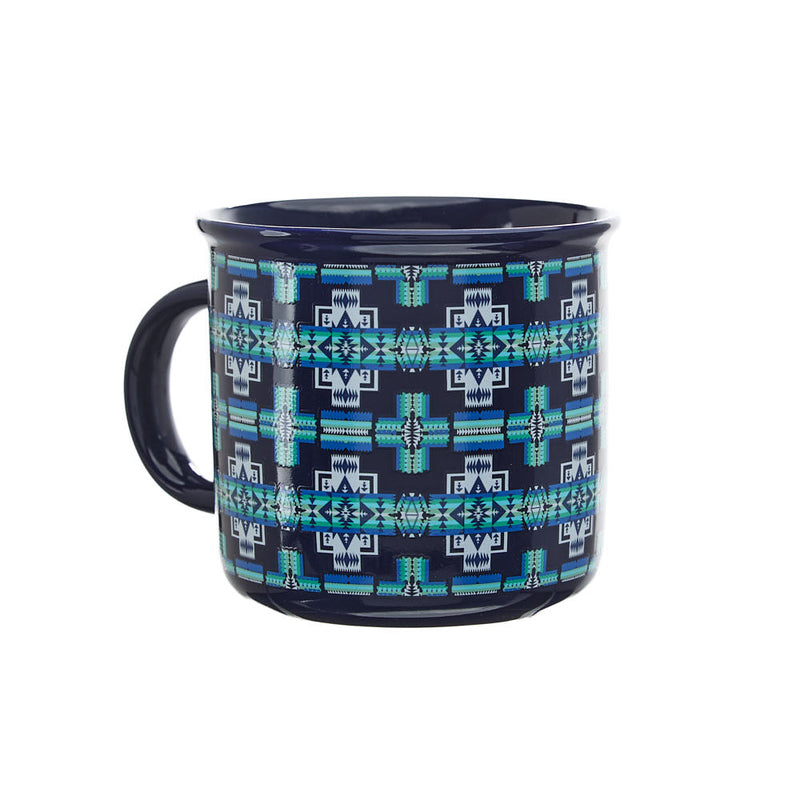 Rod's True Western Southwest Blue 13 oz Ceramic Mug
