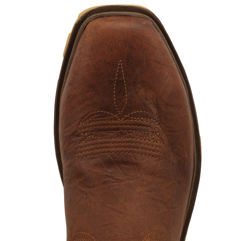 Twisted X Men`s 12In Ultralite Clay and Black WP Nano Square Toe Work Boot