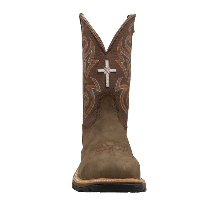 Twisted X Men's UltraliteBrown Nano Square Toe 11in Work Boot