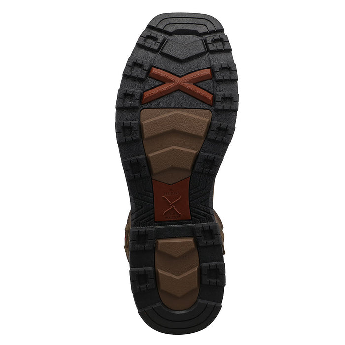 Twisted X Men's UltraliteBrown Nano Square Toe 11in Work Boot