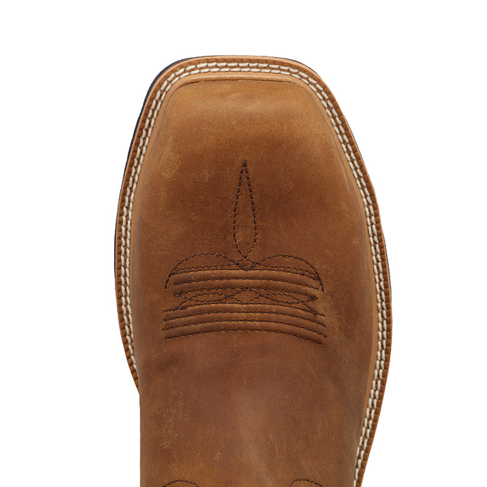 Twisted X Mens Ultralite 11in Rustic Brown Top Nano Square Toe Work Boot