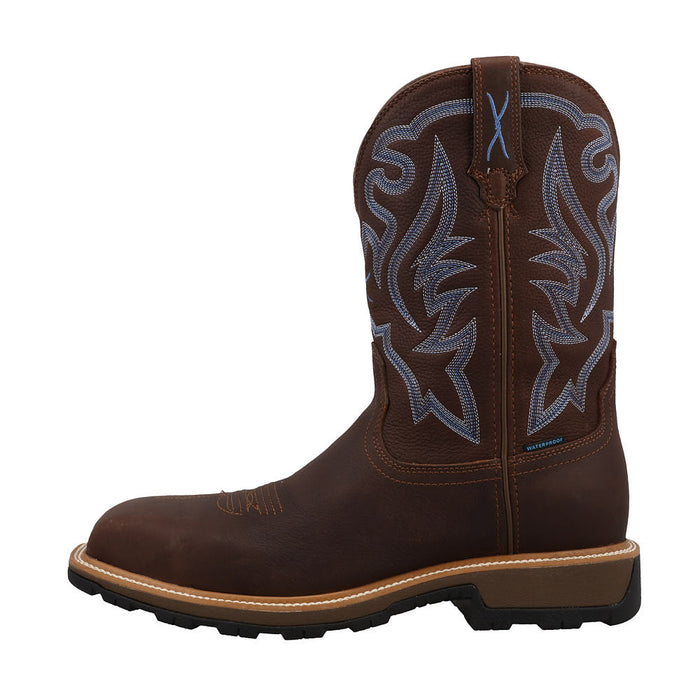 Twisted X Men's Ultralite11in Hickory Waterproof Nano Square Toe Work Boot