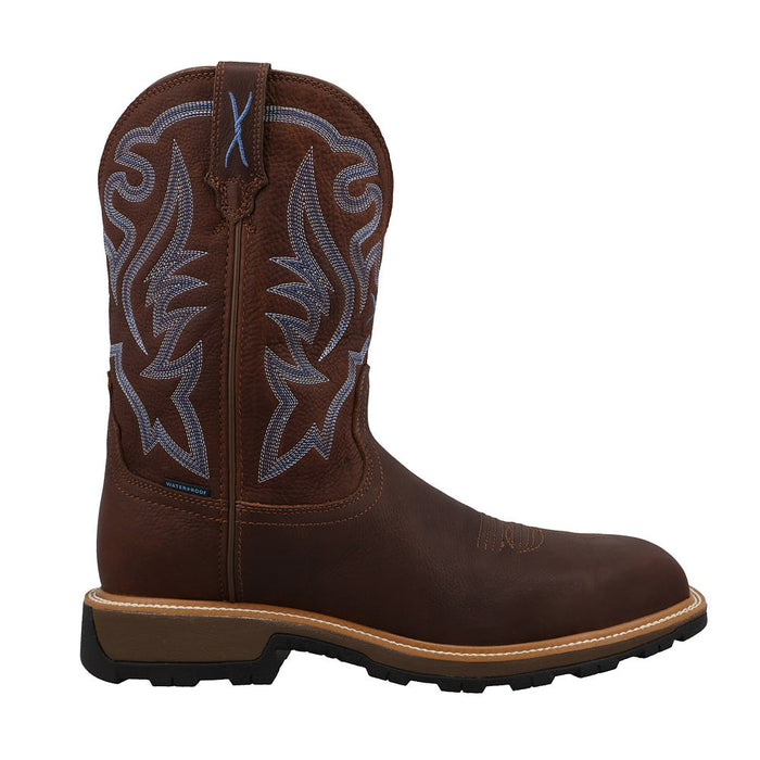 Twisted X Men's Ultralite11in Hickory Waterproof Nano Square Toe Work Boot