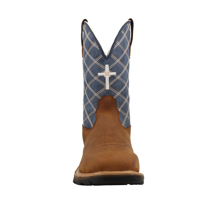 Twisted X Men's Ultralite11in Oiled Saddle Waterproof Nano Square Toe Work Boot
