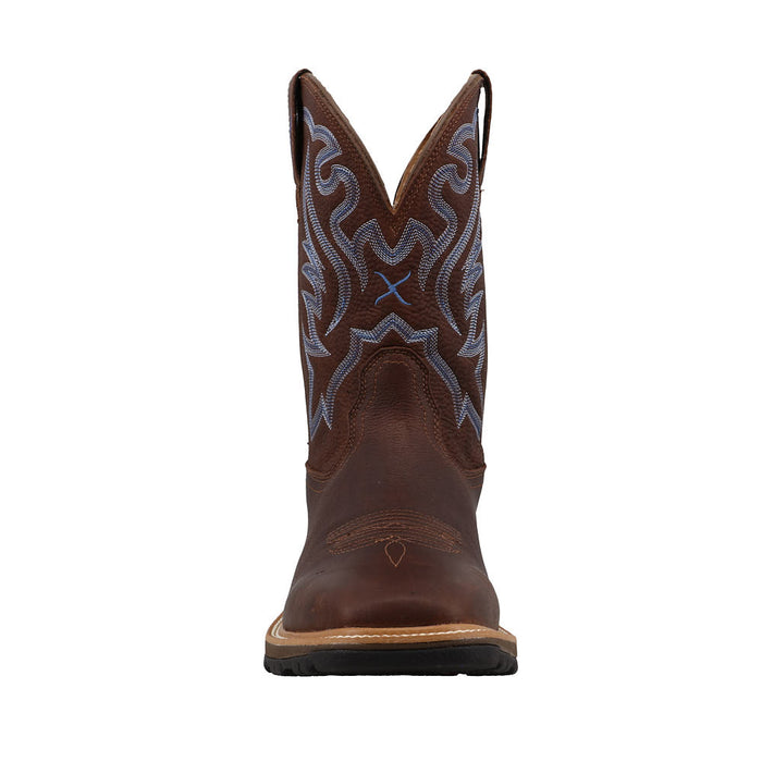 Twisted X Men's Ultralite11in Hickory Waterproof Soft Square Toe Work Boot