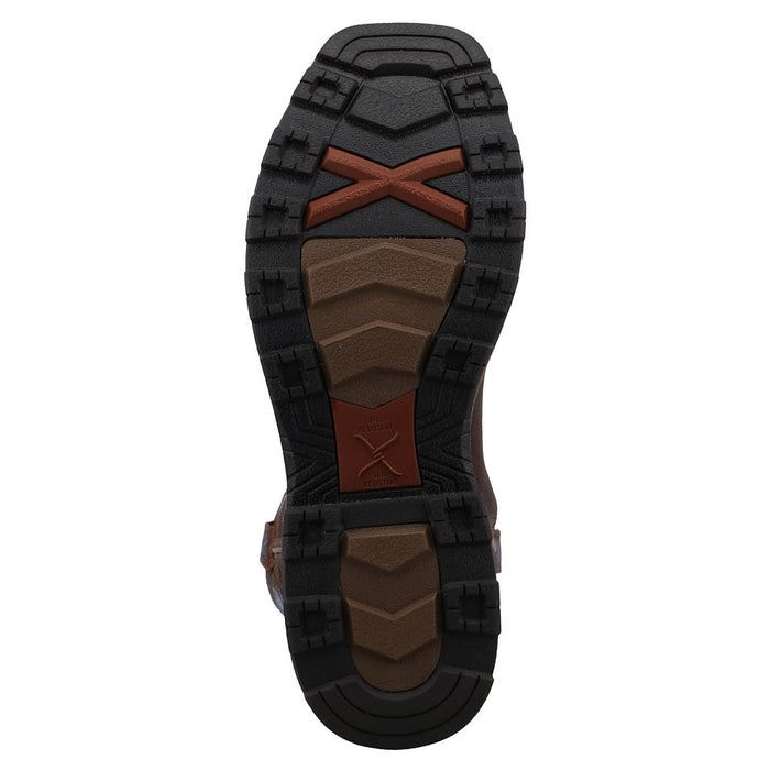 Twisted X Men's Ultralite11in Hickory Waterproof Soft Square Toe Work Boot