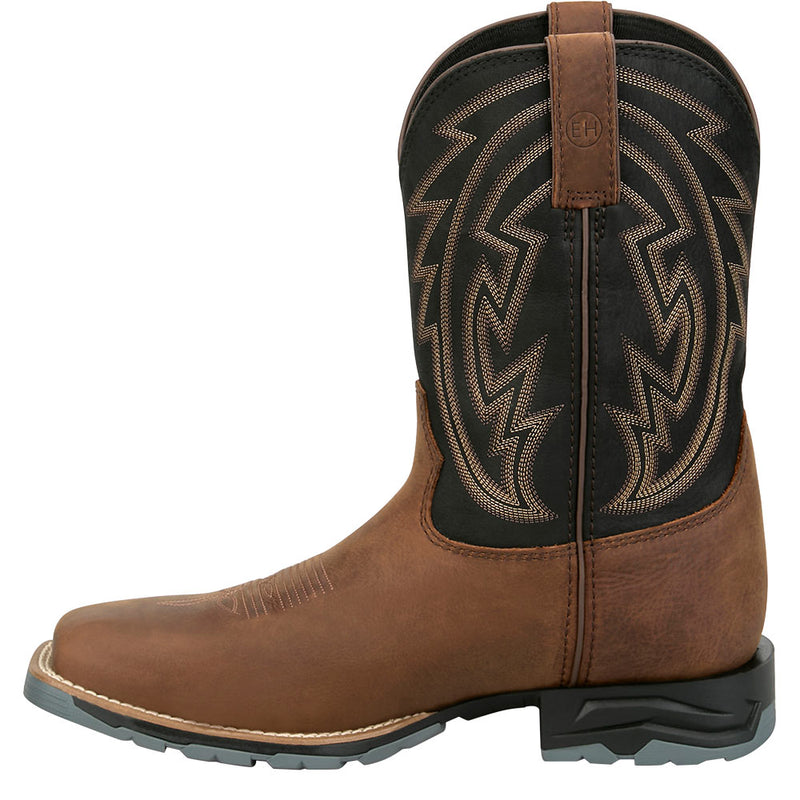 Justin Boot Company Men's Lytle Barnwood 11in Waterproof Soft Square Toe Work Boot