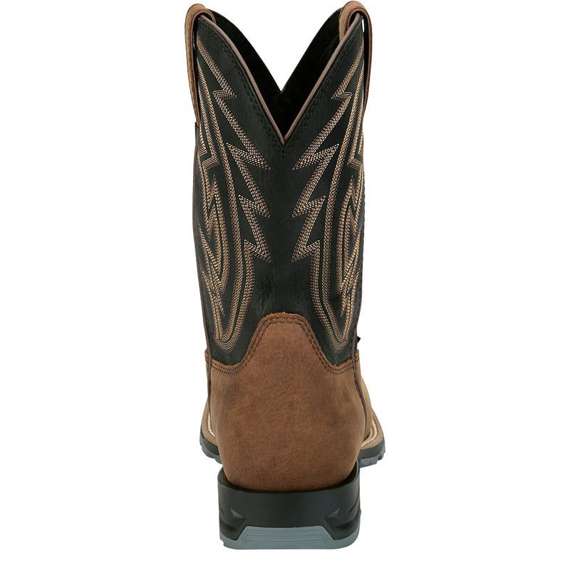 Justin Boot Company Men's Lytle Barnwood 11in Waterproof Soft Square Toe Work Boot