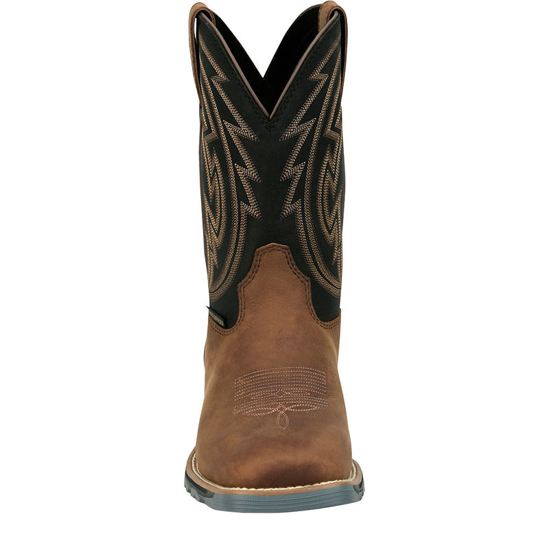 Justin Boot Company Men's Lytle Barnwood 11in Waterproof Soft Square Toe Work Boot