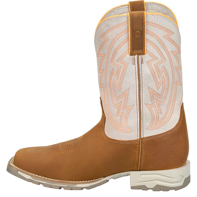 Justin Boot Company Men's Lytle Cognac 11in Waterproof Soft Square Toe Work Boot
