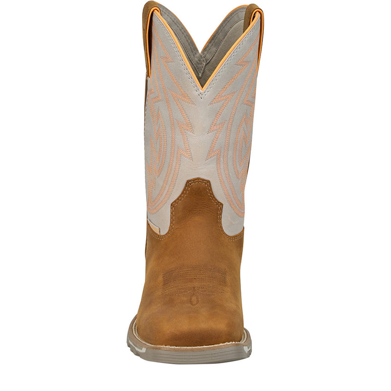 Justin Boot Company Men's Lytle Cognac 11in Waterproof Soft Square Toe Work Boot