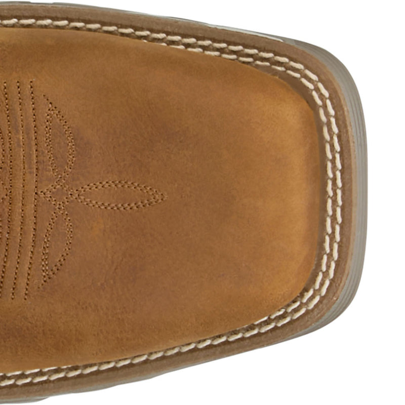 Justin Boot Company Men's Lytle Cognac 11in Waterproof Soft Square Toe Work Boot