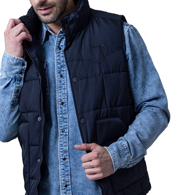 Kimes Ranch Men's Muir Trail Black Vest